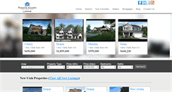 Desktop Screenshot of findhomesutah.com